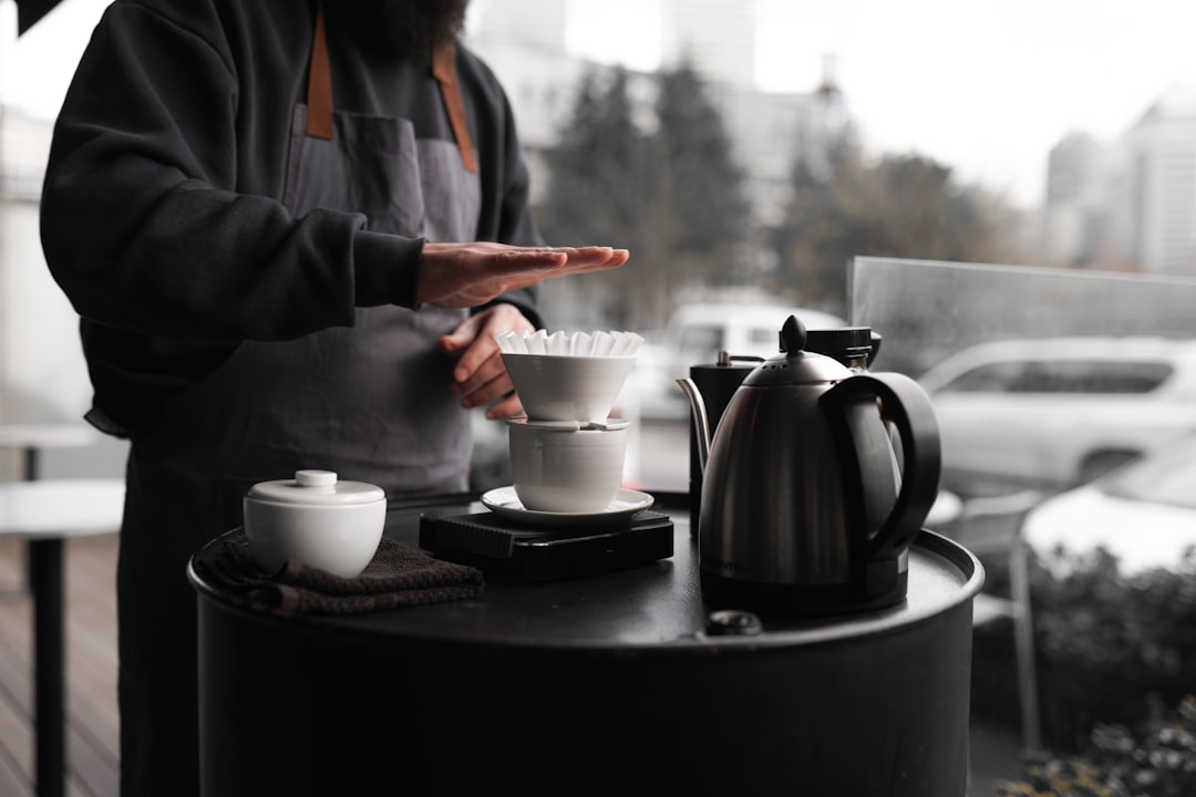 Photo Coffee brewing